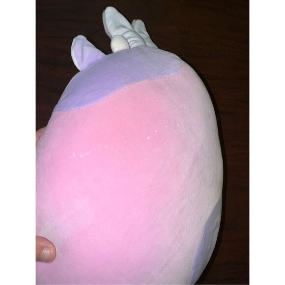 NWT Patty Pink Purple Cow 11 Inch Easter Squishmallows Plush - Picture 4 of 6